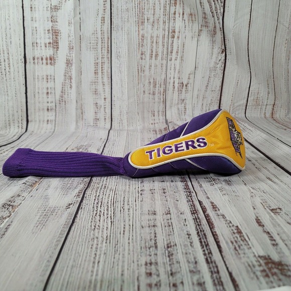 Clemson Tigers "X" Golf Club Purple Yellow Cover - Picture 1 of 5